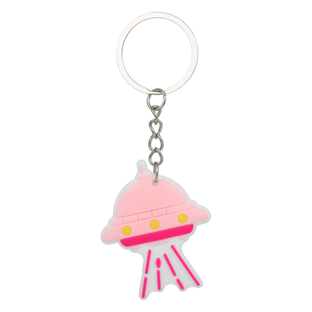 Wholesale PVC Soft Rubber Space Astronaut Keychains